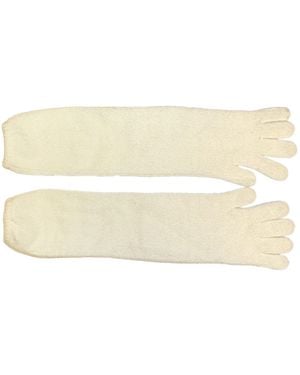 Maison Bogomil Relaxed-Fit Long Gloves - Natural