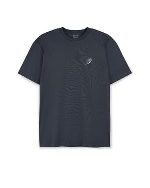 Sea_Washed Classic Statement Tee-Blu - Blue