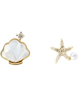 Lisa&Co. Earrings Seashore - Metallic