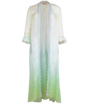 Natalia Petruch Elowyn Silk Coat - Green