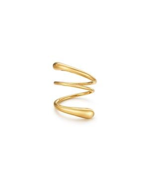 Meulien Rounded Coil Ring - Metallic