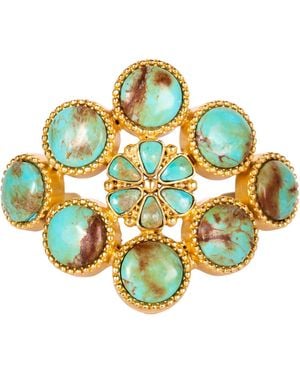 Christina Greene The Living Stone Cuff - Blue