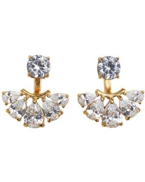Miss Cecilia Petal Earrings - Metallic