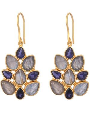 Opium Jewels Peacock Tail Drops - Metallic