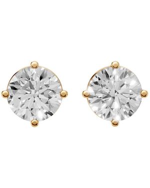 Aya Fine Jewelry Timeless 2.81 Cwt Round Brilliant Diamond Stud Earrings - White