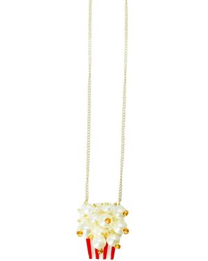 Gissa Bicalho Acrylic Handmade Necklace Pop Up - White