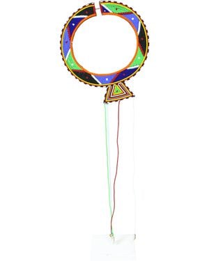 Botanical Boys Kenya Maasai Beaded Necklace - Blue