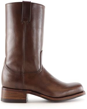 Notabene Achilles Boots, Dark Leather - Brown