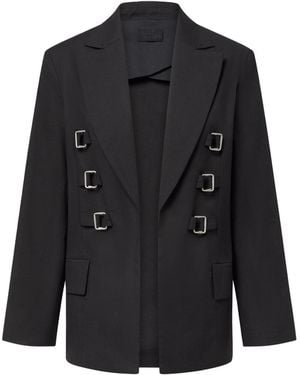 Audrey Vallens Cotton Blazer - Black