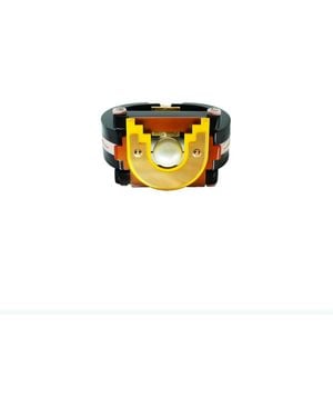 Gissa Bicalho Handmade Acrylic Bracelet Maya - Yellow