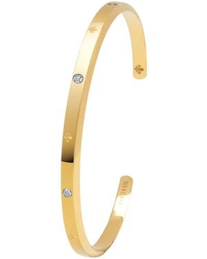 Nialaya Fleur De Lis Cuff - Metallic