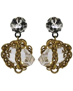 Vickisarge Josephine Earrings - Black