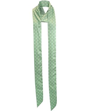 Janara Jones Matcha Latte Satin Scarf - Green