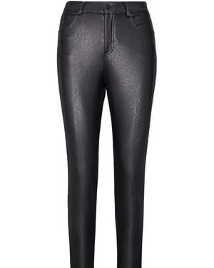 Commando Faux Leather Five Pocket Trousers, Slg69 - Grey