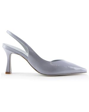 Notabene Emira Slingback Stilettos, Ice Patent - Blue