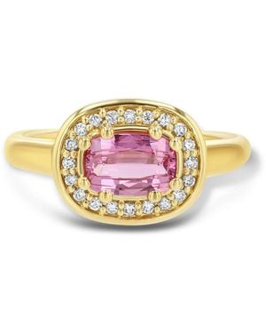 Jewelbird Sapphire And Diamond Ring - Pink