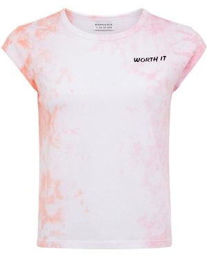 Misha Vaidya Worth It Tee - Pink