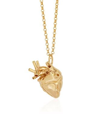 Strange Fruit Heart Pendant - Metallic