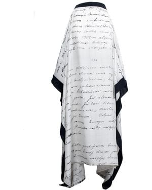 Laura Daili Silk Maxi Skirt - Grey