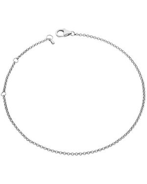 Lucy Quartermaine Drop Chain Anklet - Metallic