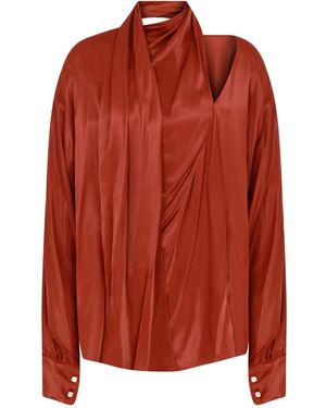 NAZLI CEREN Jill Blouse - Red