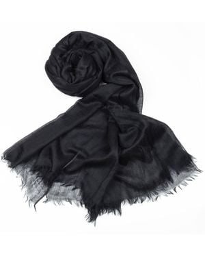 Bel Cashmere Light Cashmere Foulard - Black