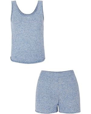 SALANIDA Sabbia Tank Top And Shorts Set Light - Blue