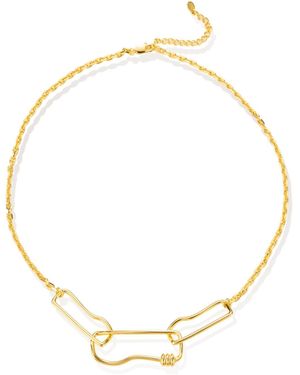 Lait & Lune Volute Necklace - Metallic