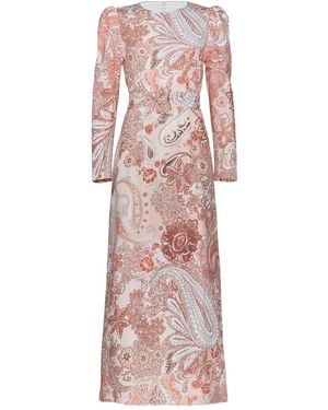 Justin Tong Hazel Maxi Dress - Pink