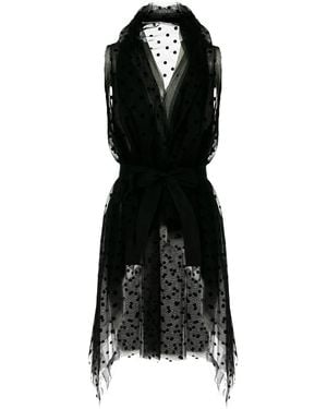 Silvia Serban Tulle Vest - Black