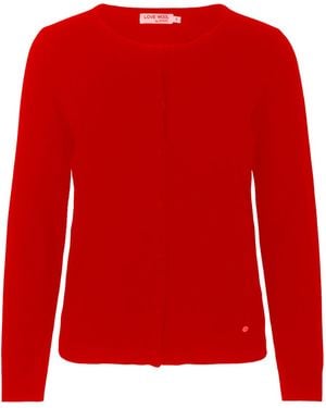 tirillm Emilie Basic Cashmere Cardigan - Red