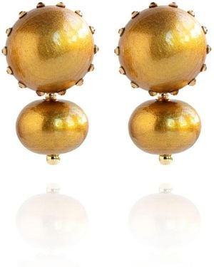 Saule Label Livia Earrings - Yellow