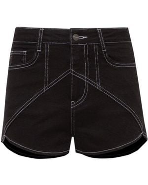 Cótier Denim Noir Shorts - Black