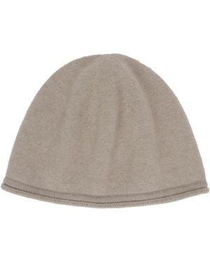 Pink Maharani Neutrals Classic Knitted Winter Beanie – Natural - Grey