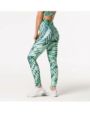 Aloha From Deer Graffiti Highwaist Leggings - Green