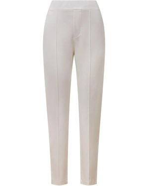 James Lakeland Cigarette Trousers Cream - Grey