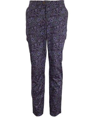 lords of harlech Jack Tribune Paisley Pant - Blue