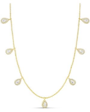 SHYMI Multi Pear Drop Necklace - Metallic