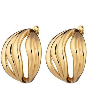 Crystals and Co Gild Earrings - Metallic
