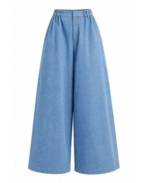 Ofuure Light Denim Amara Pants - Blue