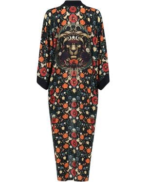 Henelle Dahlia Duster Robe - Black