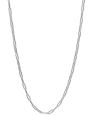 FV Jewellery Steel Me Paperclip Chain - Metallic
