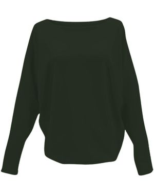 Birdie & Claire Molly Boatneck Jumper - Green