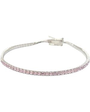 Harfi Tourmaline Gemstone Tennis Bracelet - White
