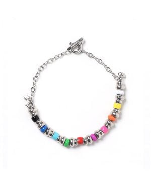 Pinnole Full Game & Shrooms Bracelet - Metallic