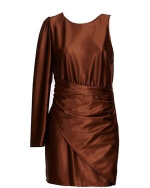 SOHUMAN Studio Sustainable Mini Dress - Brown