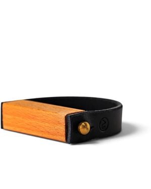 Svetlana Vukov Neutrals Wood Loop Bracelet - Orange