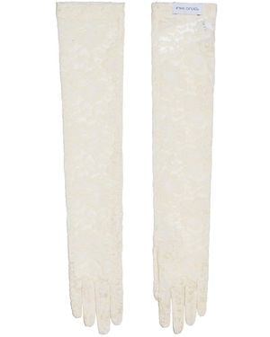 Ioana Ciolacu Brody Gloves - White