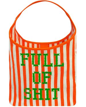 Lilly Loves Canvas Full Of Shit Bag - Red