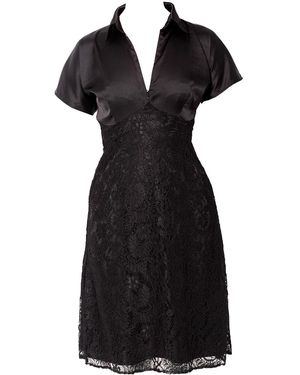 Maison Bogomil A Dress With A Touch Of The Last Century - Black
